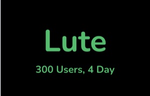 Lute: 300 Users & 250,000 Views in 4 Days
